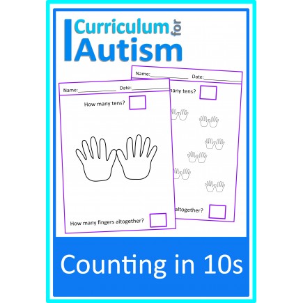 Counting in 10s Worksheets
